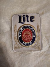Vintage Miller Lite Iron On Patch