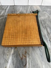 HECO Vintage Trimming Board No. 10 Guillotine Paper Cutter Sharp Blade