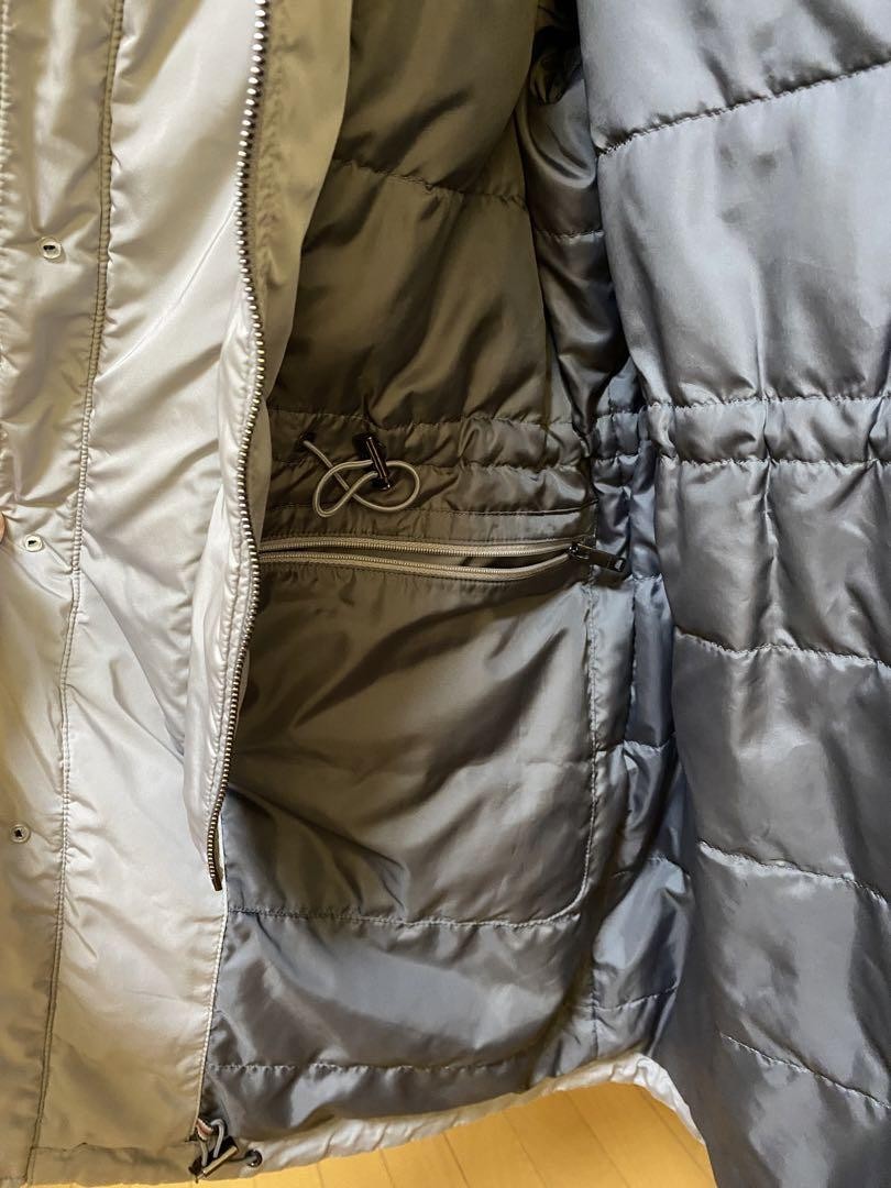 Burberry Long Coat Outerwear With Check Pattern Gray Size L For Men thumbnail 5