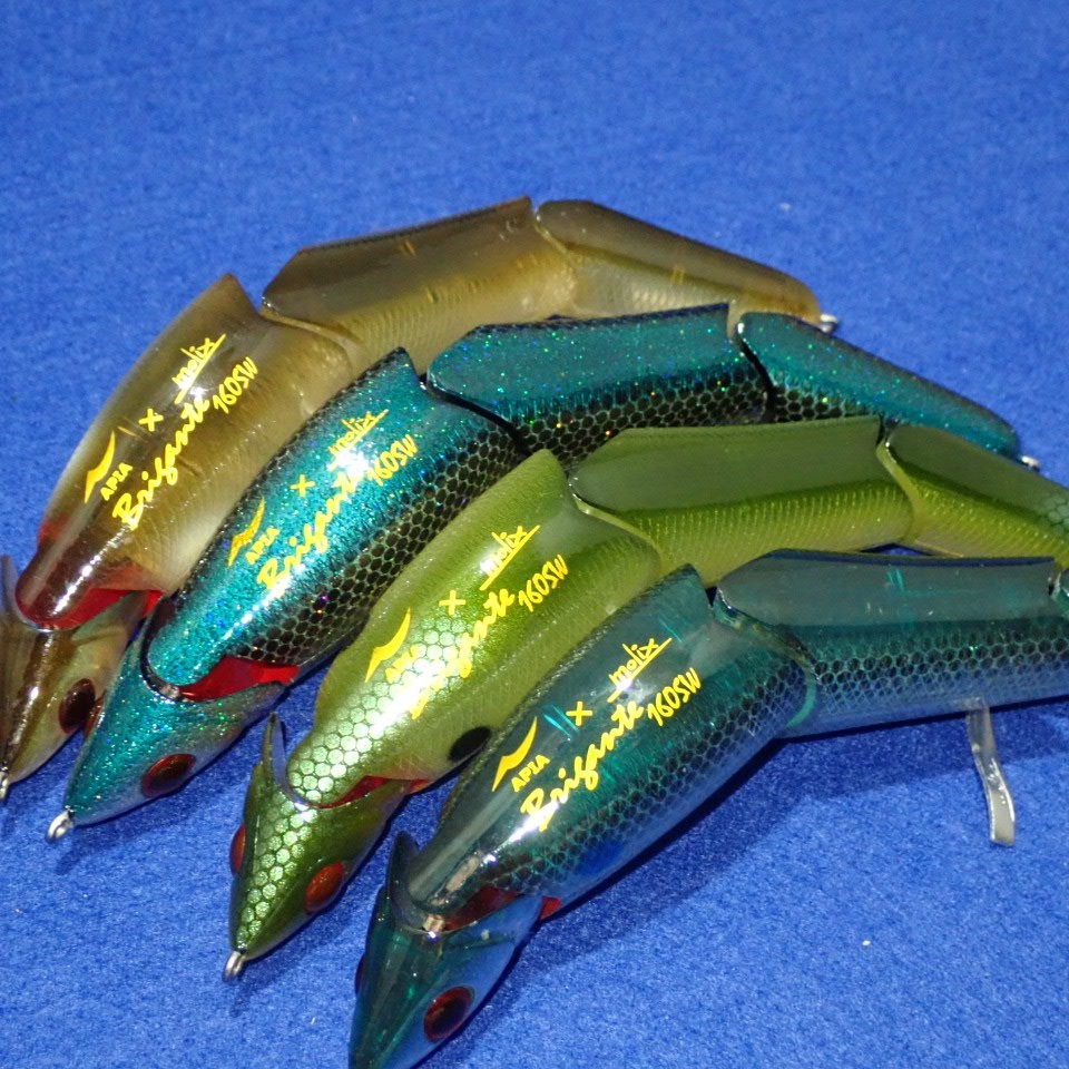 APIA X MOLIX BRIGANTE 160SW JDM fishing Lures Lot Swimbait Made in Japan - Image 8