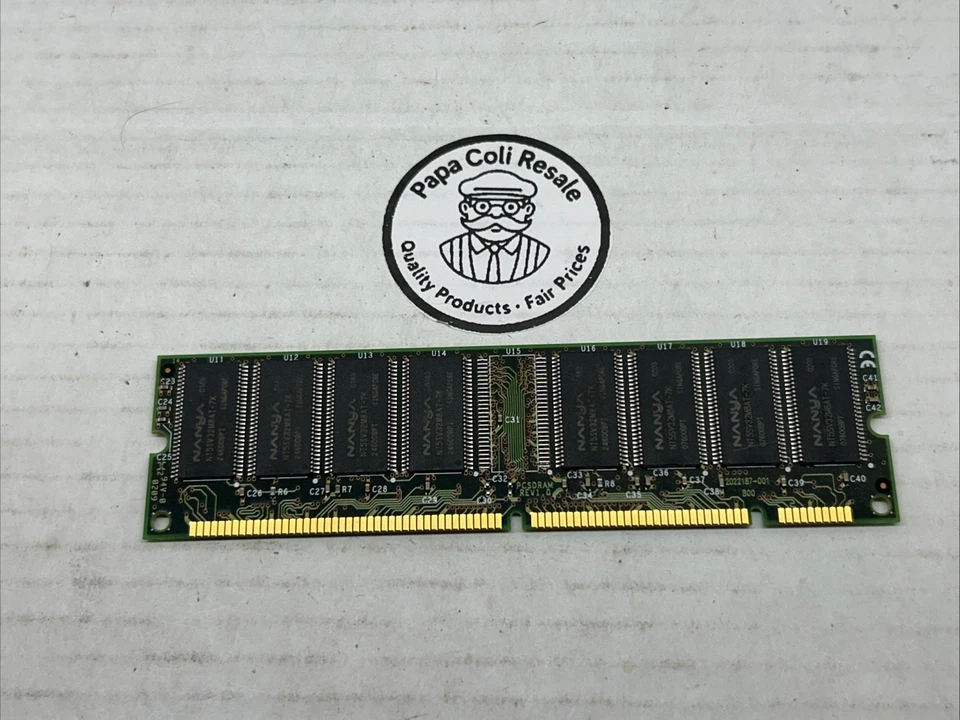 Nanya NT512S64V8HA0G-75B DDR 512MB PC-133 RAM Memory - Image 4 of 4