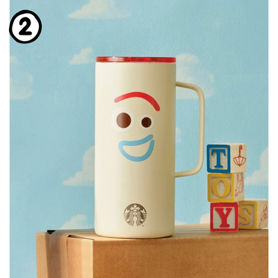 Starbucks Korea 2026 Toy Story 5 MD Buzz Woody Bearista Tumbler