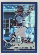 2019 Donruss Optic Rated Rookies Blue Pandora Prizm 94/99 Michael Perez #78 4l3