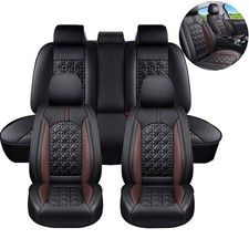 For Toyota Tundra Car Seat Cover Luxury Leather Front Rear Set Cushion Protector For Toyota Tundra Car Seat Cover Luxury Leather Front Rear Set Cushion Protector