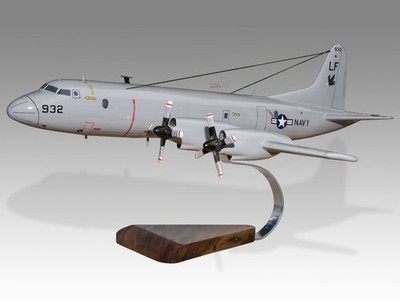 Lockheed Martin P-3 Orion VP-16 US Navy Mahogany Wood Handmade Airplane Model