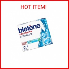 Biotene, Dry Mouth Lozenges, Refreshing Mint, 27 Count Pack of 1 