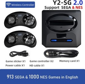 16bit Video Game Console, Special Built in 1913 Classic Sega NES Games, 4K HD TV