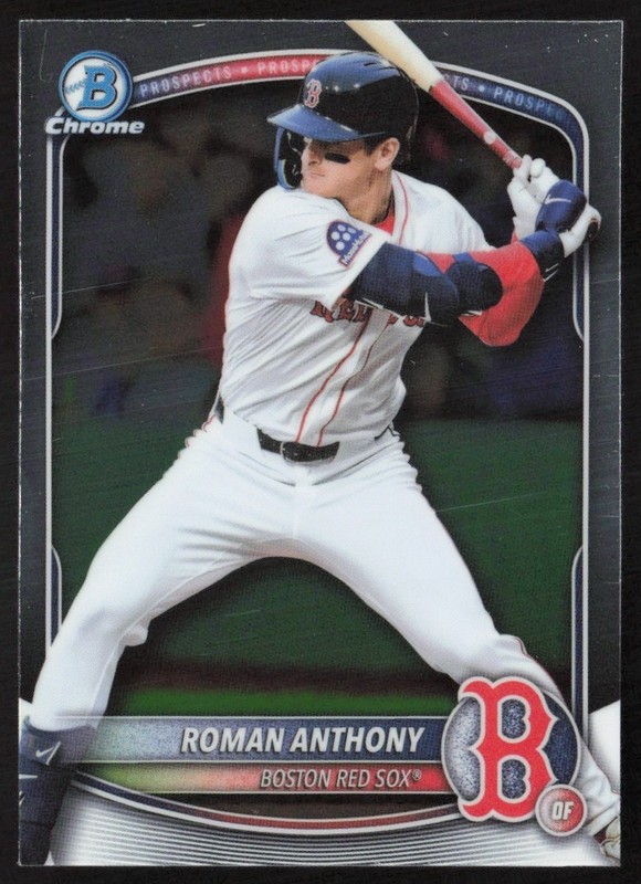 2025 Bowman Chrome Prospects Roman Anthony #BCP-167 GS1-4
