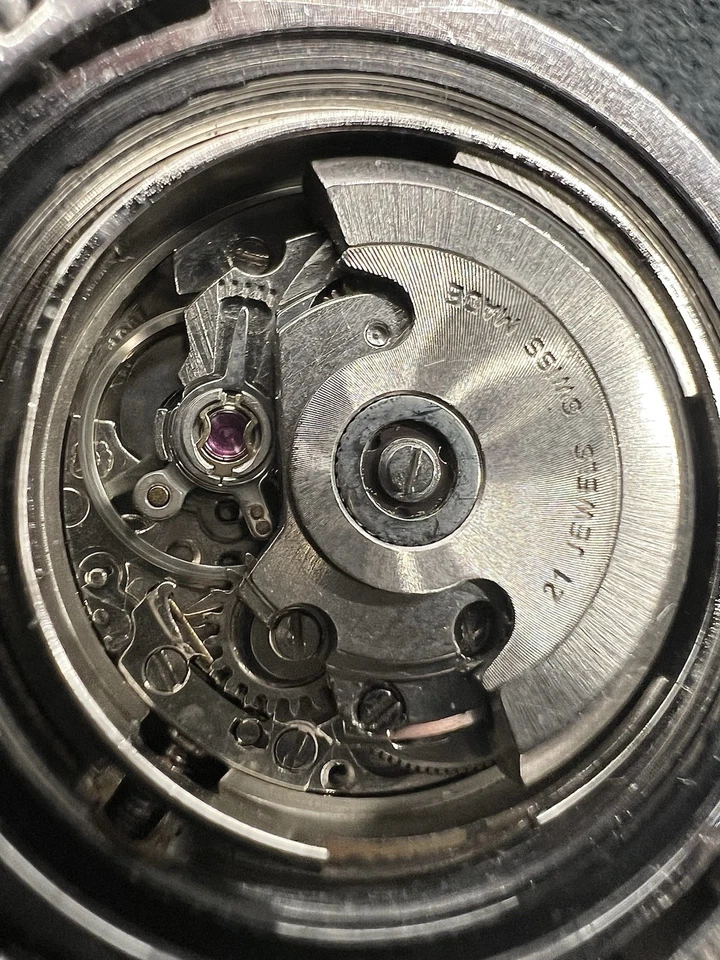 VINTAGE DIVER BREIL Ok LADY S.STEEL MONNIN CASE SWISS AUTOMATIC ETA COKE BEZEL - Image 4 of 4