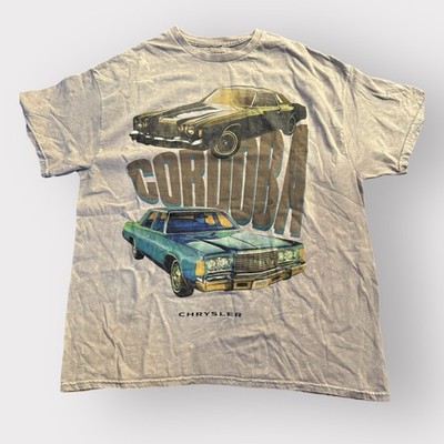 Chrysler Cordoba Classic Car Graphic T Shirt Mens Medium Vintage Style Tee
