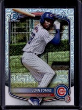 2025 Bowman Chrome Mega Box Juan Tomas RC Refractor 1st #BCP-230 Cubs