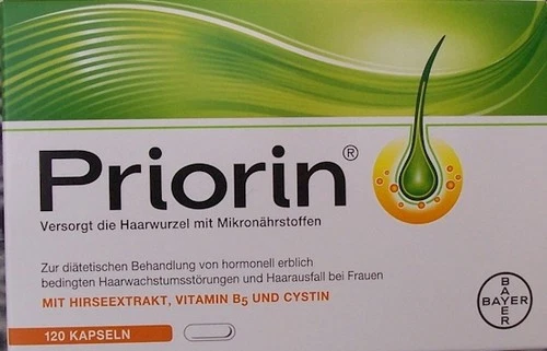 Priorin 120 Capsules by Bayer Made in Germany from Germany Original Dietetics OC