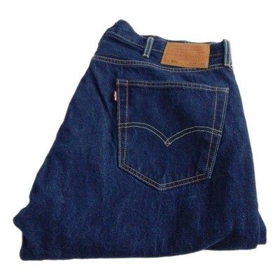 Levi Paket 501 Big E Straight Jeans Blau Taille 38 Bein 32 W38 L32 Button Fly (Q8678)