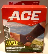 ACE Compression Ankle Support, Small/Medium 207525