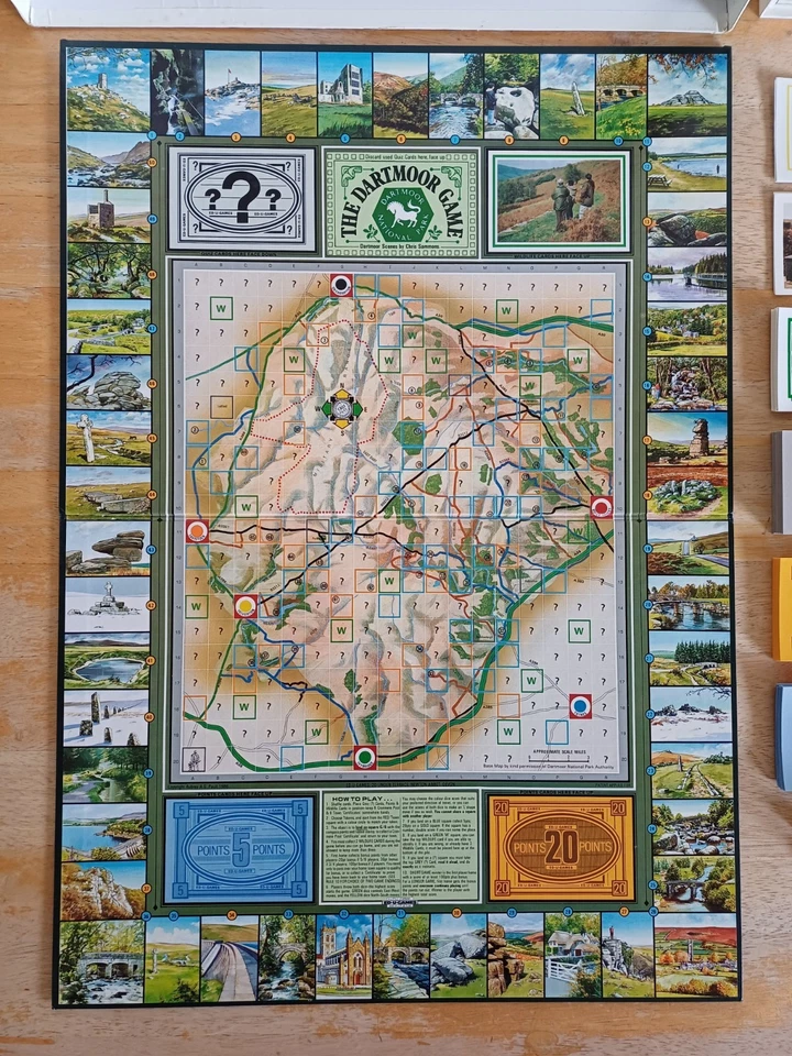 The Dartmoor Game De-Luxe Edition Vtg 1986 National Park Board Game, Nr Complete - Image 4 of 4