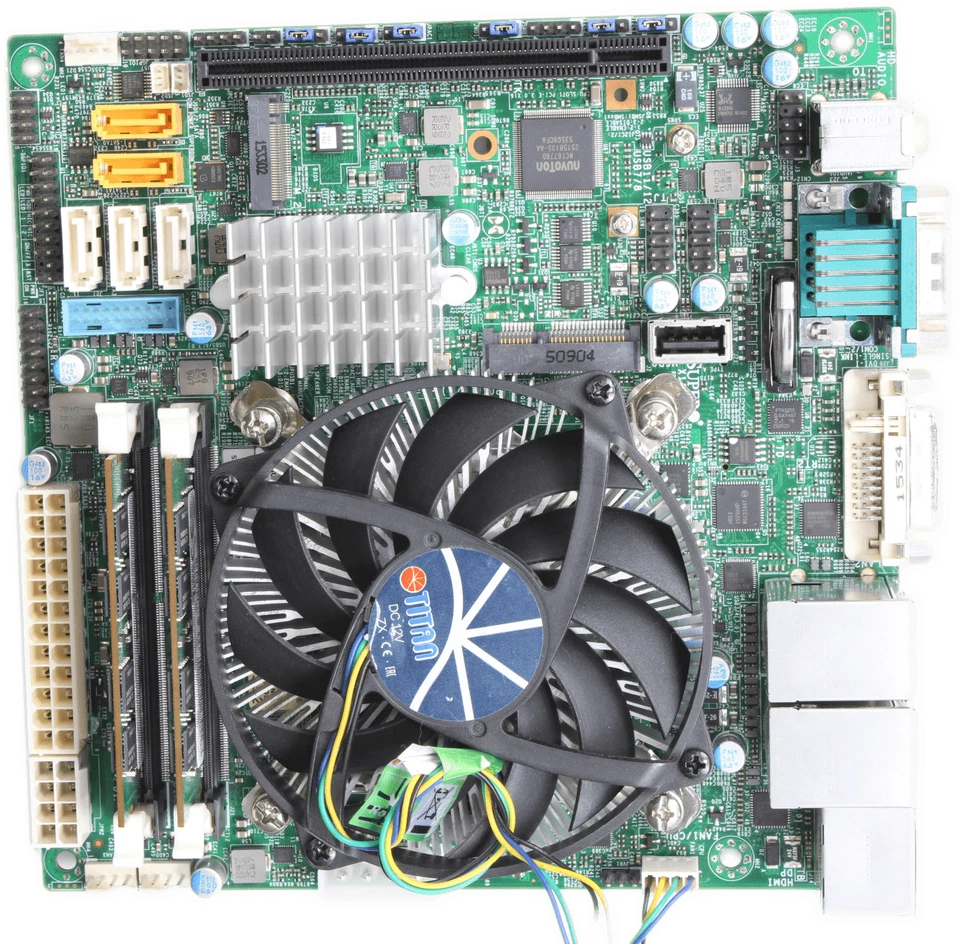 Supermicro | X11SSV-Q Mini-ITX Mainboard Intel Q170 LGA1151 +CPU+RAM +IO Shield - Bild 4 von 4