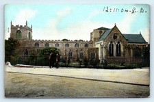 POSTCARD BANGOR NORTH WALES - CATHEDRAL 1904