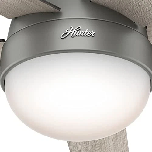 Hunter Anslee 46 Inch Modern Ceiling Fan with LED Light and Pull Chain Control - Picture 9 of 13