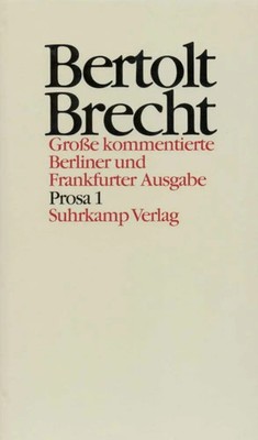 Bertolt Brecht | Prosa.Tl.1 | Buch | Deutsch (1990) | 468 S. | Suhrkamp