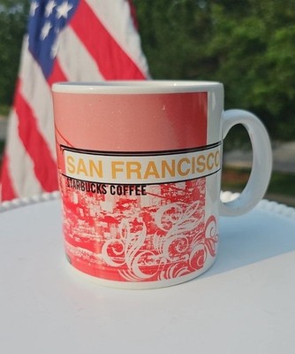 Starbucks City Scape Series 20oz Mug San Francisco. 1999. NEW no box. No chips!