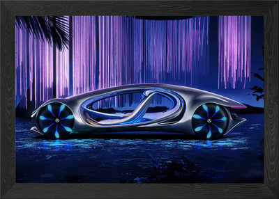 Mercedes Benz VISION AVTR Gerahmtes Wandbild Poster Leinwanddruck Bild