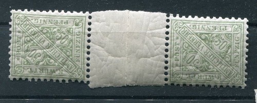 Württemberg 206ZS Intersteg** MNH Mint (y74748