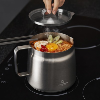 Stainless Steel Classic Kettle Pot 1.6 Quarts/1.5 Liters, Multi-purpose Cooki...