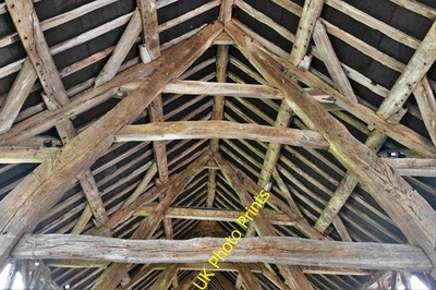 Photo A2 Arley Hall: The Cruck Barn built around 1470  c2021