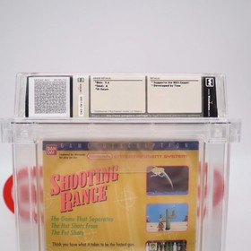 NES Nintendo Zapper Game SHOOTING RANGE - WATA PEDIGREE GRADED 9.4 A NEW Sealed!