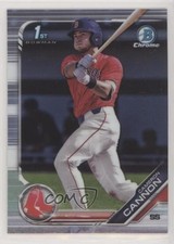 2019 Bowman Draft Chrome Refractor Cameron Cannon #BDC-166 0j5i