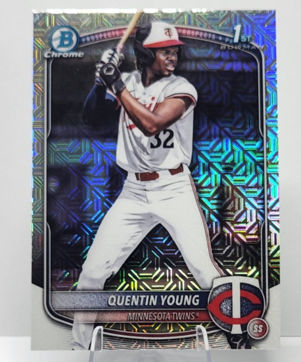 2025 Bowman Draft - Chrome Quentin Young #BDC-92 Mojo Refractor (RC)