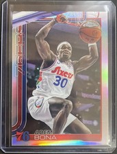 2025-26 Topps Chrome Adem Bona Silver Refractor #183 Philadelphia 76ers 
