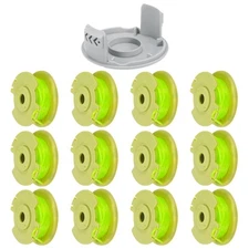 12pcs String Trimmer Line Replacement Spool AC80RL3 String with Cap