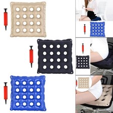 Coussin de chaise gonflable 16 trous absorbant la sueur anti-escarres pour