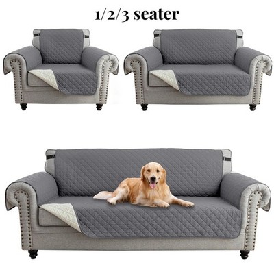 Waterproof Quilted Sofa Cover Anti-Slip Couch Protector for Pets Kids 1-4 Seater