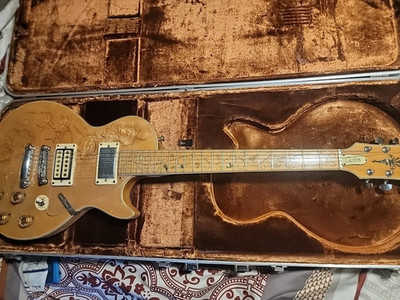 Electra Custom Electric Guitar Natural Solid Body 6 String Maple Fretboard