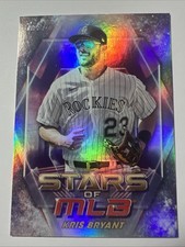 2023 Topps Chrome Baseball Kris Bryant Stars Of The MLB  Card #SMLB-58 Rockies
