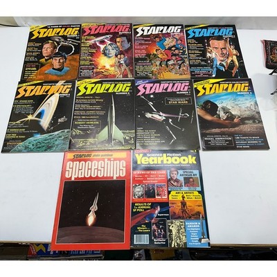 STARLOG MAGAZINE LOT ISSUES 1-8 STAR TREK STAR WARS 6 MILLION MAN PLUS YEARBOOK