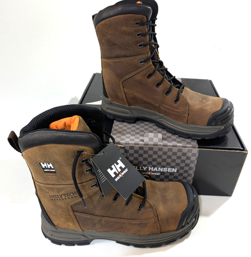 Helly Hansen Men's Denison 8" Composite Toe Waterproof Boots Brown Size 12M