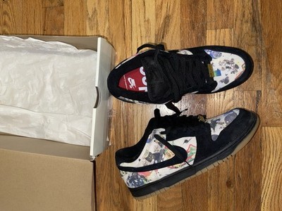 Size 10.5- Nike SB Dunk Low x Supreme Rammellzee
