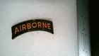 New ListingMILITARY PATCH SEW ON US ARMY AIRBORNE TAB GOLD ON BLACK OLDER WW2 ERA POST WW2