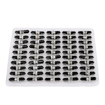50 PCS Fiber Optical Coupler ST To ST Barrel Connector Simplex Singlemode Bulk