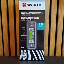 W&uuml;rth Zebra Digitale Wasserwaage 23 cm IP67 &ndash; Neu & OVP