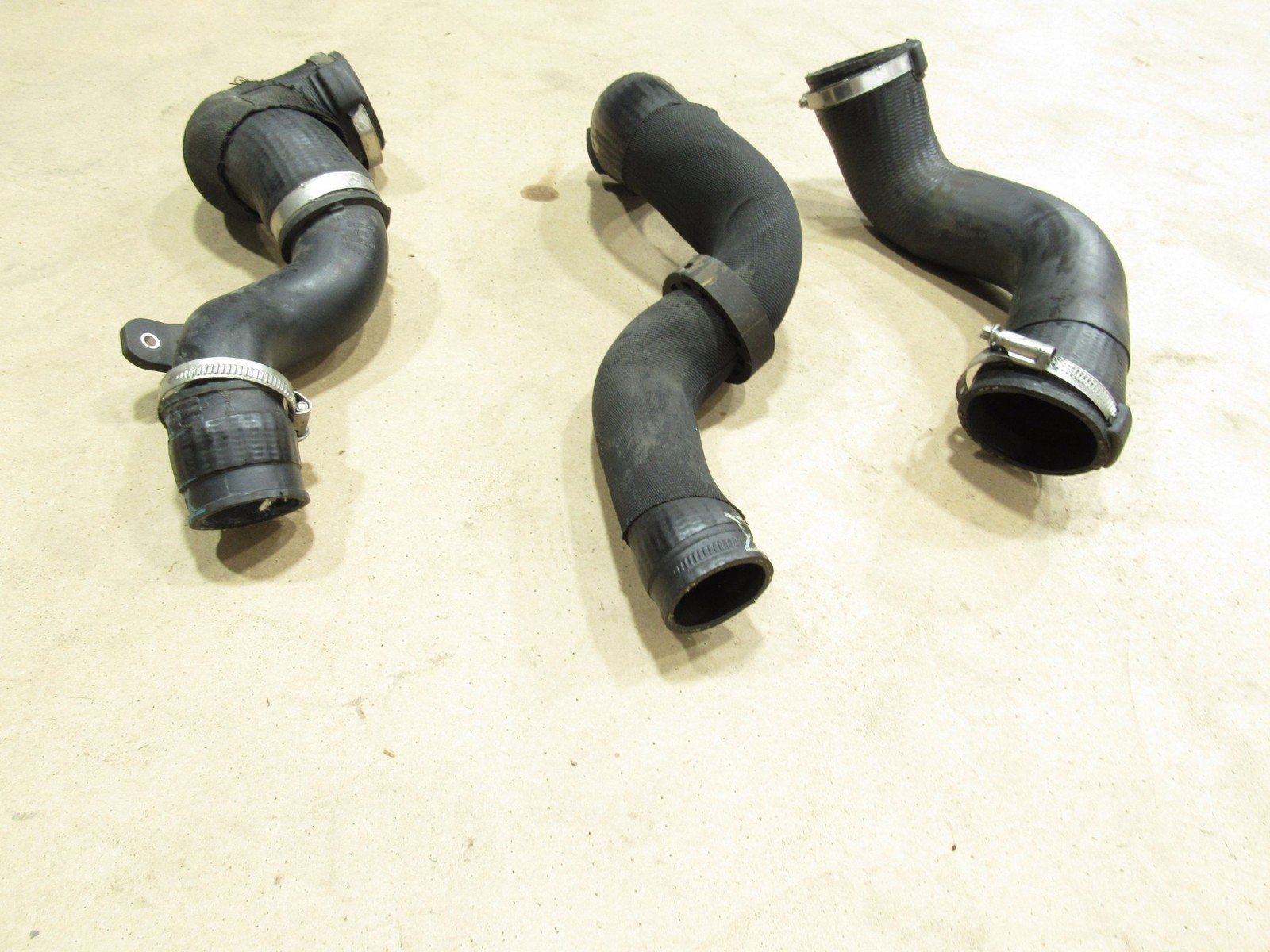 12-18 Bentley Continental GT W12 2015 Intercooler Hose Pipe Tube Set 3 Pcs |:A
