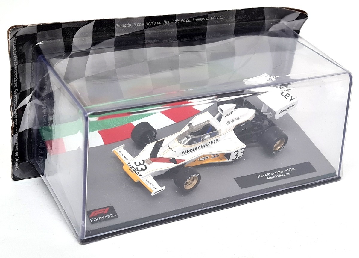 Atlas 1/43 - McLaren M23 1974 Mike Hailwood Diecast Model F1 Car