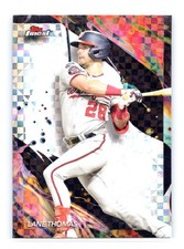 2024 Topps Finest #138 Lane Thomas Checkerboard Refractor Washington Nationals