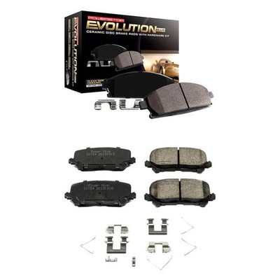 For Honda Passport 21-23 Disc Brake Pad Set Z17 Evolution Plus Ceramic Front &