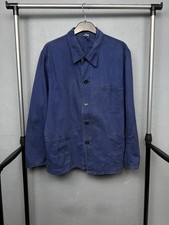 90s Vintage Mens French Workwear Chore Utility Jacket Size L