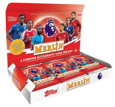 PYT # 18 (3 x Box)  2026 Topps Merlin Premier League Hobby Break