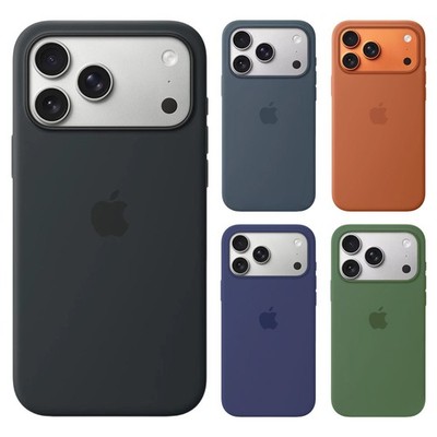 Einfache Silikon Case in Unifarbenem Design, MagSafe-fähig für iPhone 17 Serie